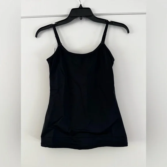 NWT Leonisa Women’s PowerSlim Secret Sculpting 2-Way Tank in black, size Medium. - Picture 5 of 14